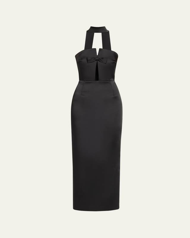 Holly Strapless Bow Gown